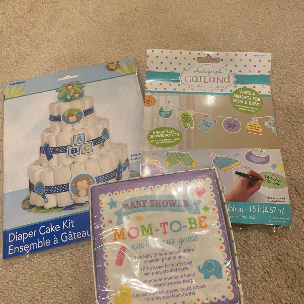 Baby shower decorations